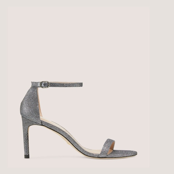 Stuart Weitzman Nunaked Straight Strap Sandal in
Gunmetal Size 5 NWOT - Picture 1 of 8